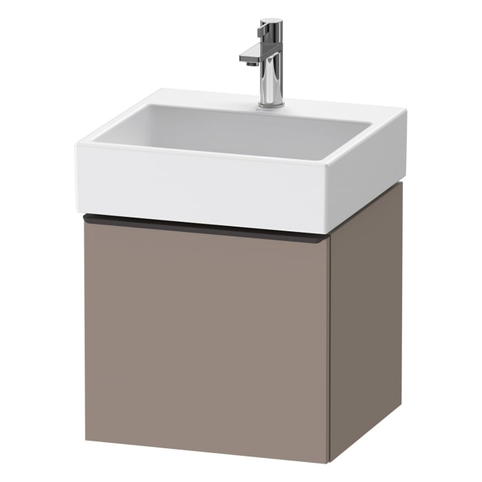 Duravit D-Neo Waschtischunterbau 48,4 x 44 cm, 1 Auszug, Griff diamantschwarz