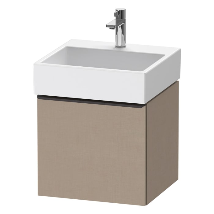 Duravit D-Neo Waschtischunterbau 48,4 x 44 cm, 1 Auszug, Griff diamantschwarz