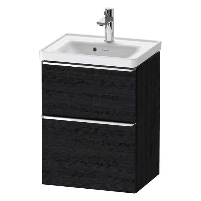 Duravit D-Neo Waschtischunterbau 48,4 x 62,5 cm, 2 Auszüge, Griff chrom