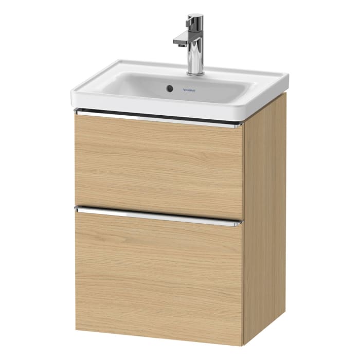Duravit D-Neo Waschtischunterbau 48,4 x 62,5 cm, 2 Auszüge, Griff chrom
