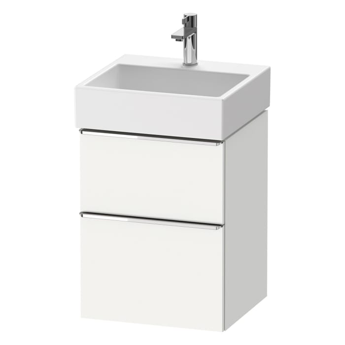 Duravit D-Neo Waschtischunterbau 48,4 x 62,5 cm, 2 Auszüge, Griff chrom