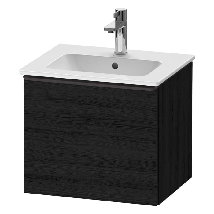 Duravit D-Neo Waschtischunterbau 51 x 44 cm, 1 Auszug, Griff diamantschwarz