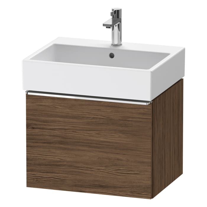 Duravit D-Neo Waschtischunterbau 58,4 x 44 cm, 1 Auszug, Griff chrom
