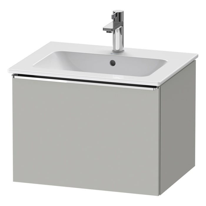 Duravit D-Neo Waschtischunterbau 61 x 44 cm, 1 Auszug, Griff chrom