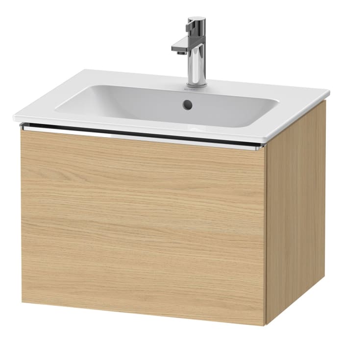 Duravit D-Neo Waschtischunterbau 61 x 44 cm, 1 Auszug, Griff chrom