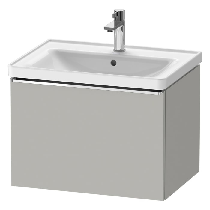 Duravit D-Neo Waschtischunterbau 63,4 x 44 cm, 1 Auszug, Griff chrom