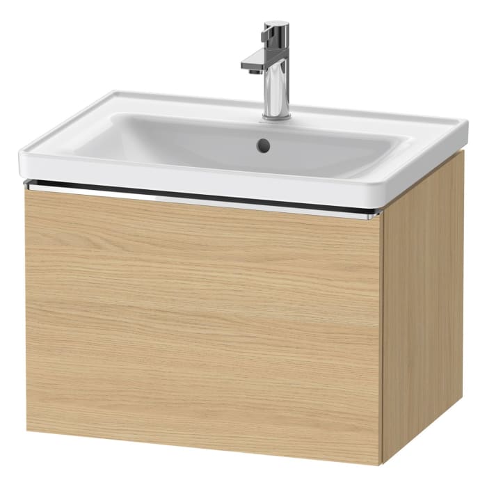 Duravit D-Neo Waschtischunterbau 63,4 x 44 cm, 1 Auszug, Griff chrom