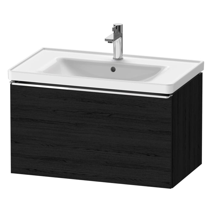 Duravit D-Neo Waschtischunterbau 78,4 x 44 cm, 1 Auszug, Griff chrom