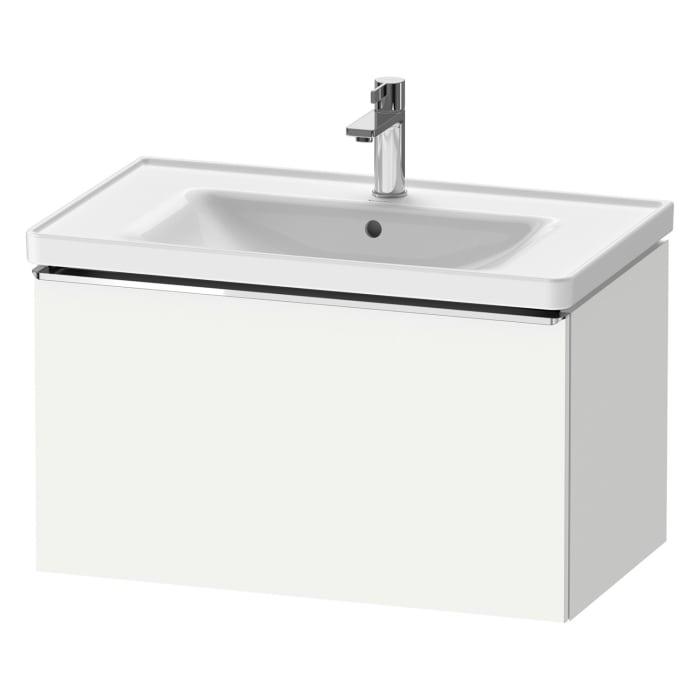 Duravit D-Neo Waschtischunterbau 78,4 x 44 cm, 1 Auszug, Griff chrom