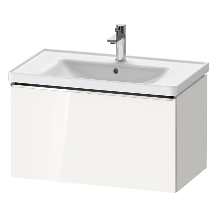 Duravit D-Neo Waschtischunterbau 78,4 x 44 cm, 1 Auszug, Griff chrom