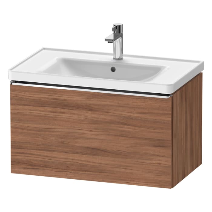 Duravit D-Neo Waschtischunterbau 78,4 x 44 cm, 1 Auszug, Griff chrom