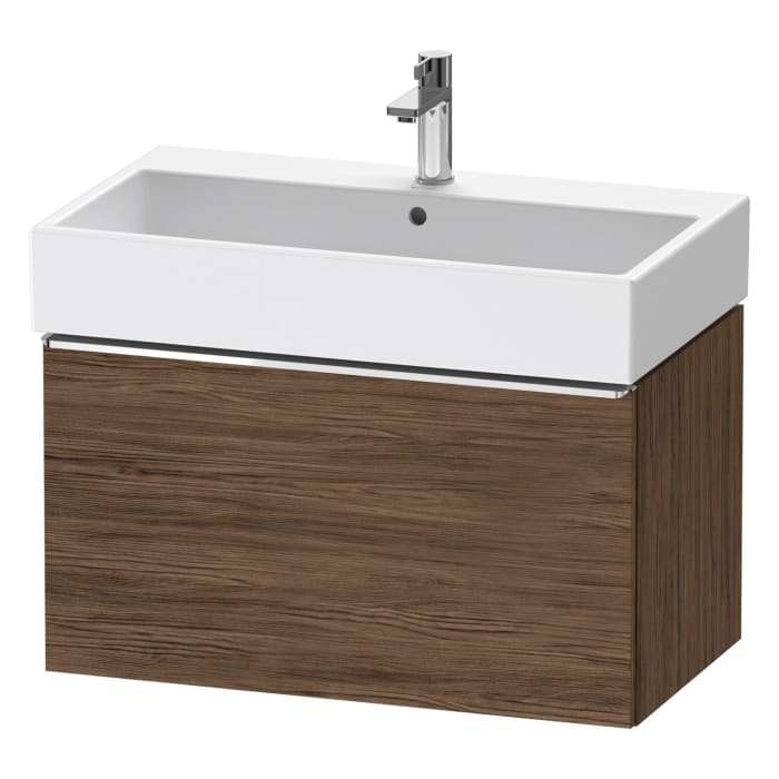 Duravit D-Neo Waschtischunterbau 78,4 x 44 cm, 1 Auszug, Griff chrom