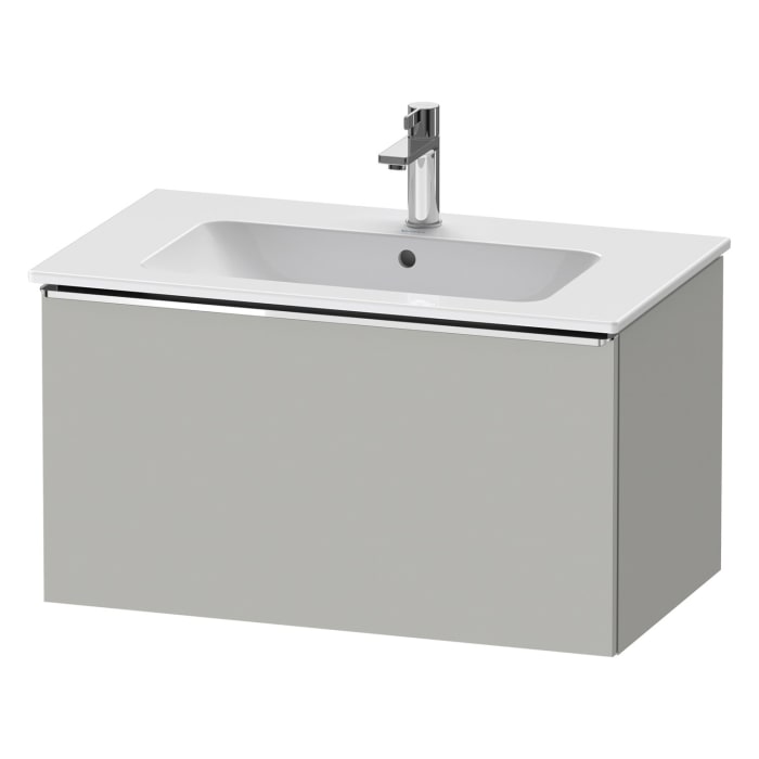Duravit D-Neo Waschtischunterbau 81 x 44 cm, 1 Auszug, Griff chrom
