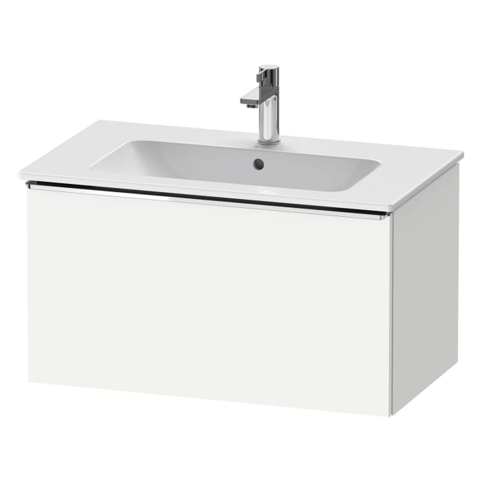 Duravit D-Neo Waschtischunterbau 81 x 44 cm, 1 Auszug, Griff chrom