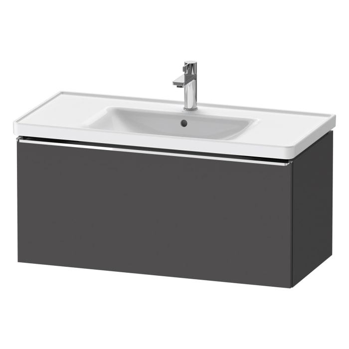 Duravit D-Neo Waschtischunterbau 98,4 x 44 cm, 1 Auszug, Griff chrom