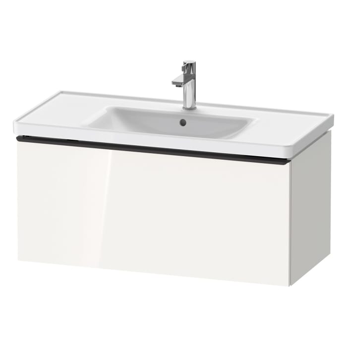 Duravit D-Neo Waschtischunterbau 98,4 x 44 cm, 1 Auszug, Griff diamantschwarz