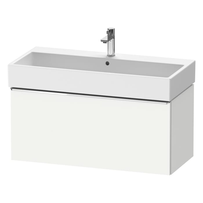 Duravit D-Neo Waschtischunterbau 98,4 x 44 cm, 1 Auszug, Griff chrom