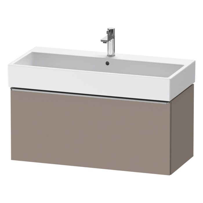 Duravit D-Neo Waschtischunterbau 98,4 x 44 cm, 1 Auszug, Griff edelstahl gebürstet