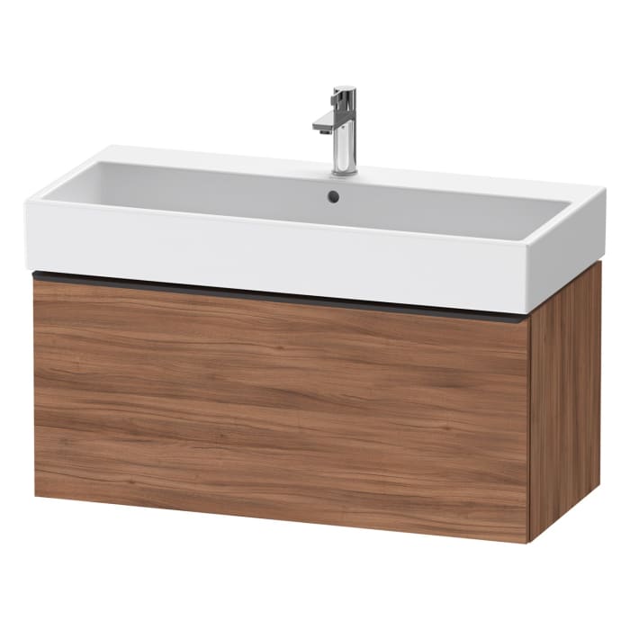 Duravit D-Neo Waschtischunterbau 98,4 x 44 cm, 1 Auszug, Griff diamantschwarz