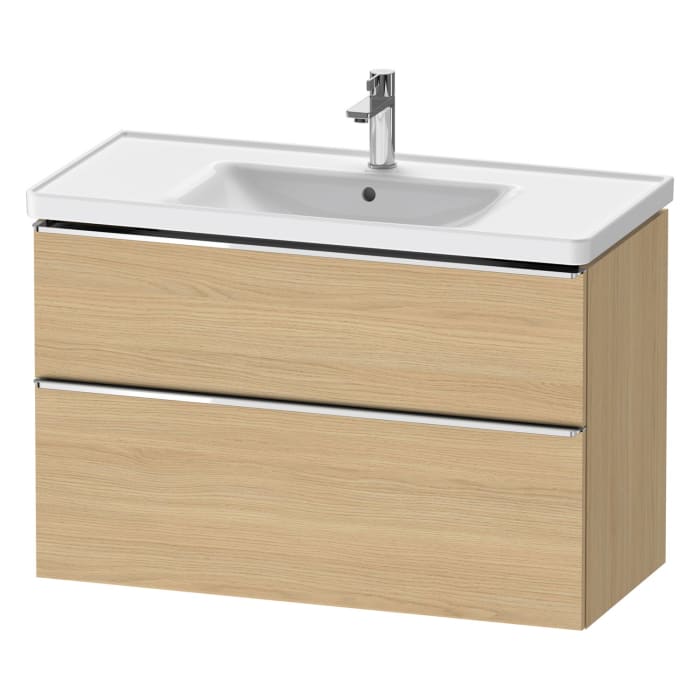 Duravit D-Neo Waschtischunterbau 98,4 x 62,5 cm, 2 Auszüge, Griff chrom