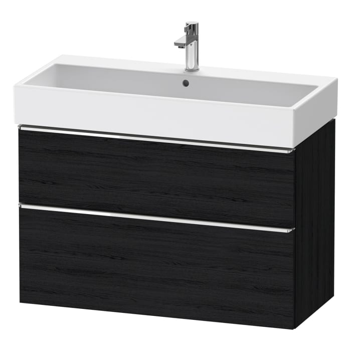 Duravit D-Neo Waschtischunterbau 98,4 x 62,5 cm, 2 Auszüge, Griff chrom