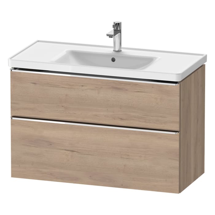 Duravit D-Neo Waschtischunterbau 98,4 x 62,5 cm, 2 Auszüge, Griff chrom