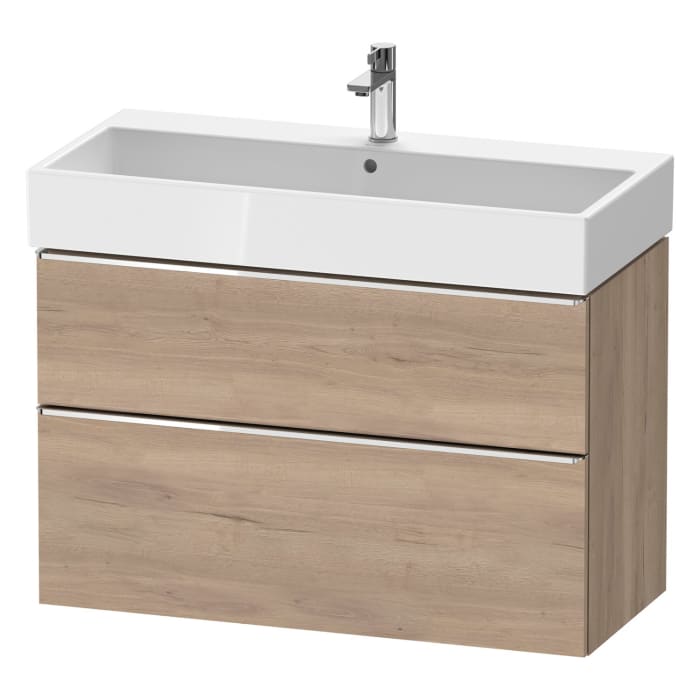 Duravit D-Neo Waschtischunterbau 98,4 x 62,5 cm, 2 Auszüge, Griff chrom