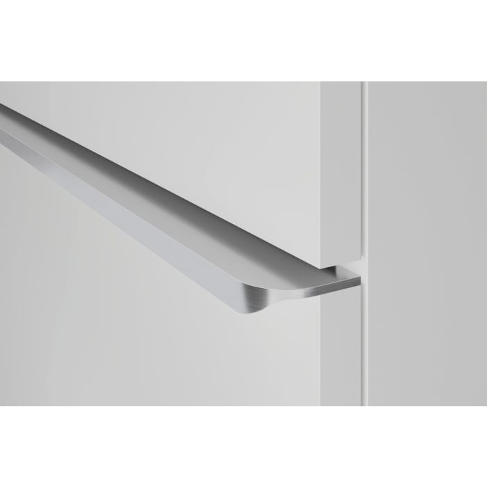 Duravit D-Neo Waschtischunterbau für Becken rechts 81 x 62,5 cm, 2 Auszüge, Griff edelstahl gebürstet