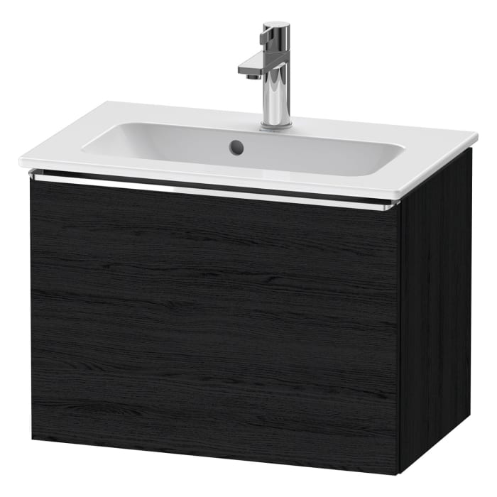 Duravit D-Neo Waschtischunterbau Compact 61 x 44 cm, 1 Auszug, Griff chrom
