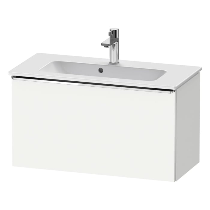 Duravit D-Neo Waschtischunterbau Compact 81 x 44 cm, 1 Auszug, Griff chrom