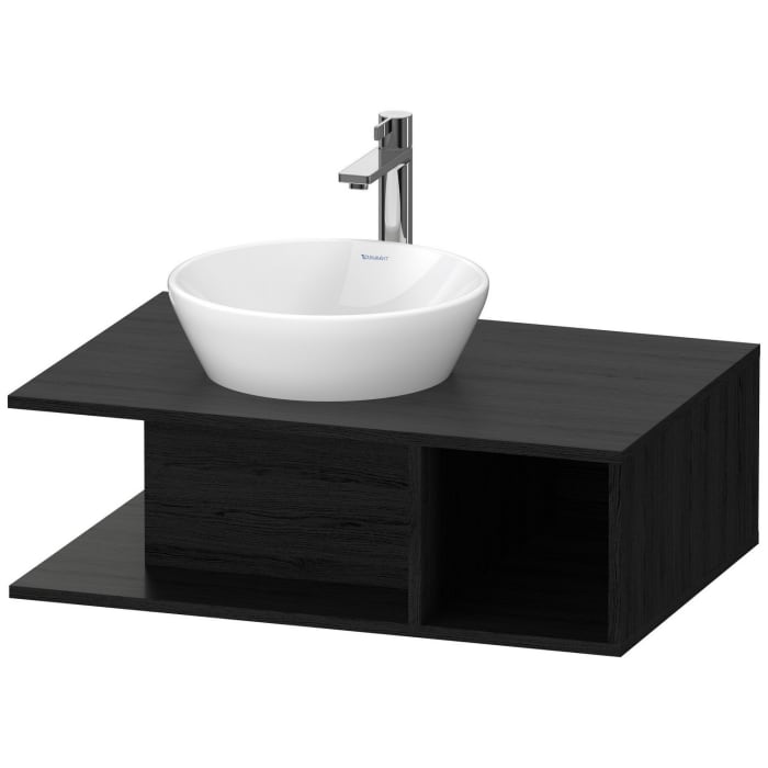 Duravit D-Neo Waschtischunterbau wandhängend, 1 offenes Fach rechts, 80 cm