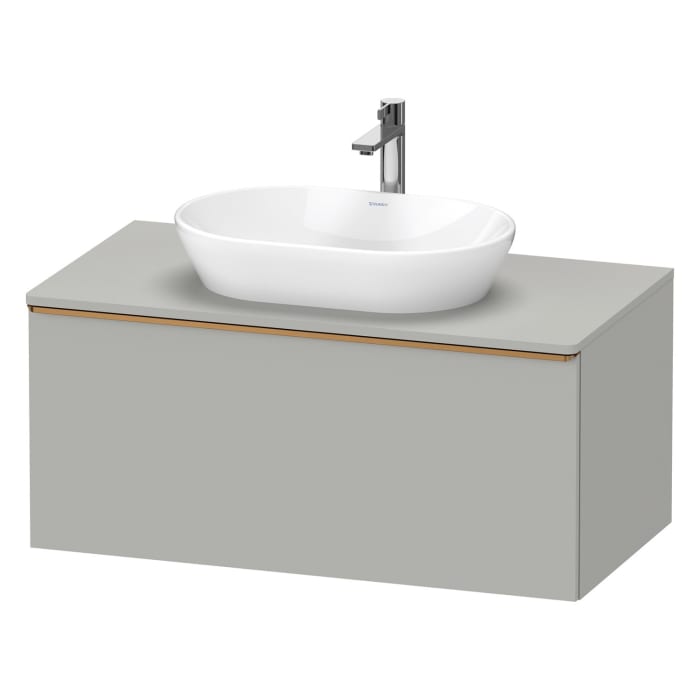 Duravit D-Neo Konsolenwaschtischunterbau 100 x 45,9 cm, 1 Auszug, Griff bronze gebürstet
