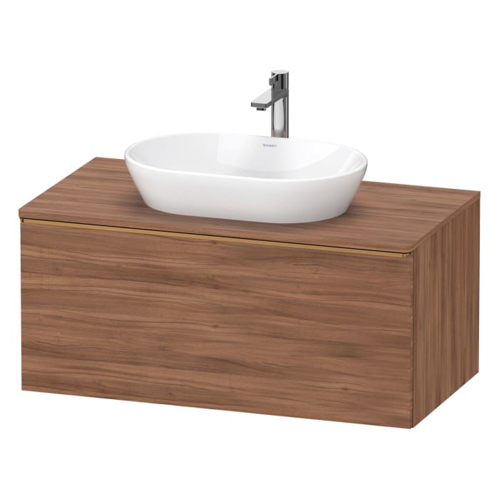 Duravit D-Neo Konsolenwaschtischunterbau 100 x 45,9 cm, 1 Auszug, Griff bronze gebürstet