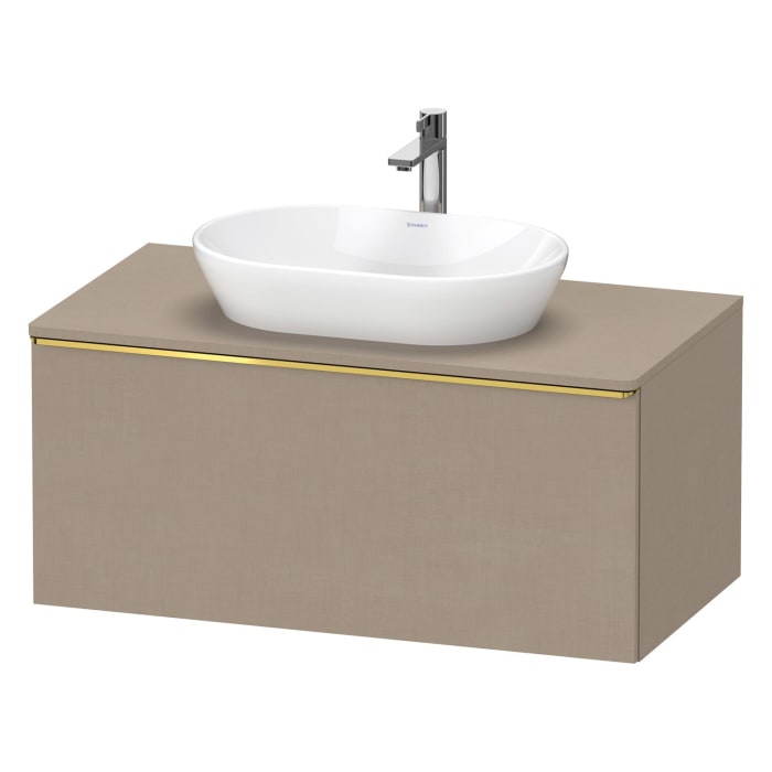Duravit D-Neo Konsolenwaschtischunterbau 100 x 45,9 cm, 1 Auszug, Griff gold poliert