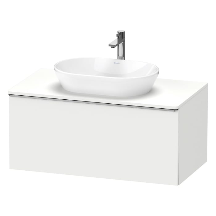 Duravit D-Neo Konsolenwaschtischunterbau 100 x 45,9 cm, 1 Auszug, Griff edelstahl gebürstet