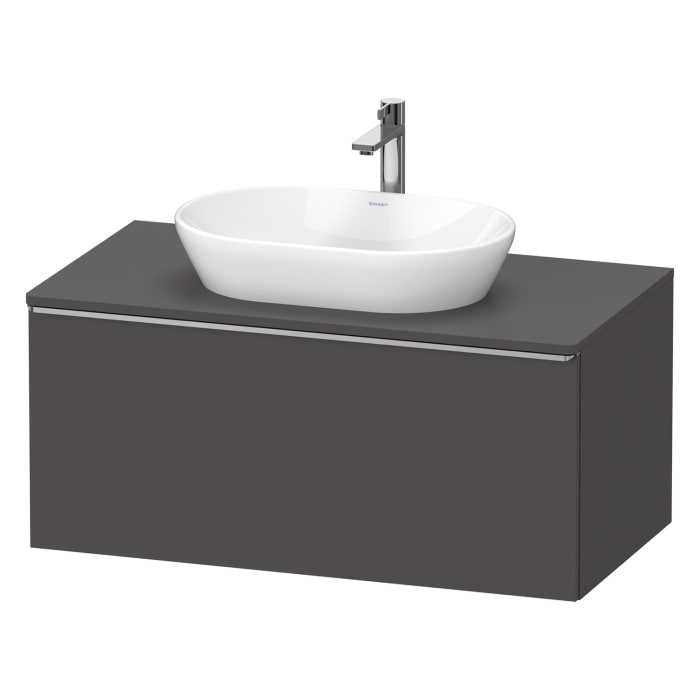 Duravit D-Neo Konsolenwaschtischunterbau 100 x 45,9 cm, 1 Auszug, Griff edelstahl gebürstet