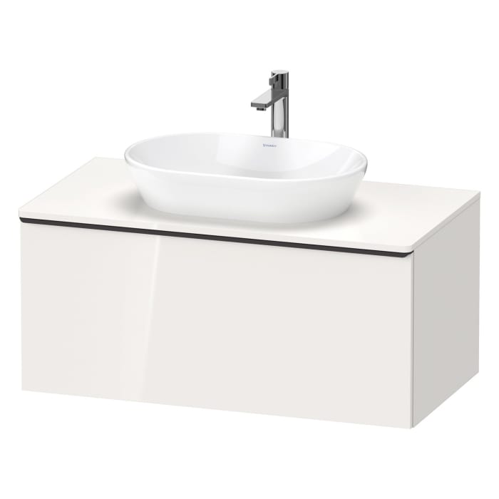 Duravit D-Neo Konsolenwaschtischunterbau 100 x 45,9 cm, 1 Auszug, Griff diamantschwarz