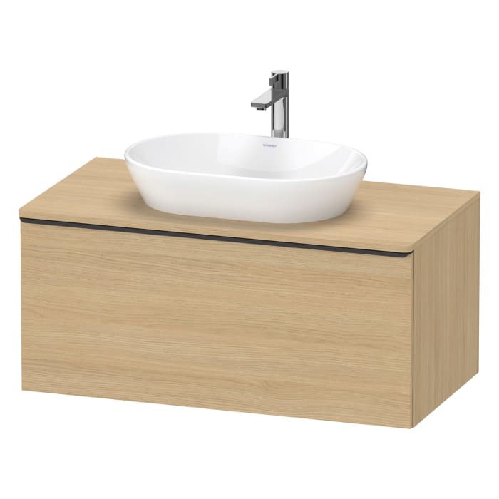Duravit D-Neo Konsolenwaschtischunterbau 100 x 45,9 cm, 1 Auszug, Griff diamantschwarz