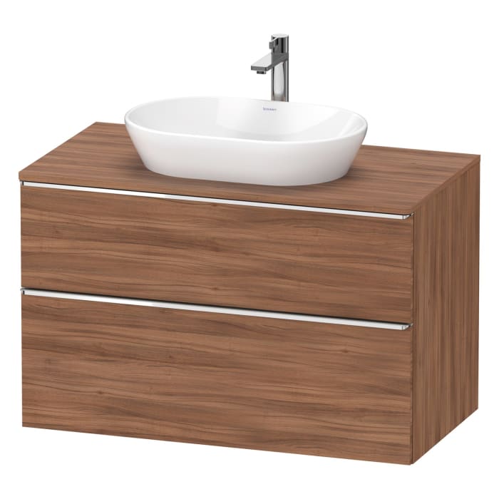 Duravit D-Neo Konsolenwaschtischunterbau 100 x 66,4 cm, 2 Auszüge, Griff chrom