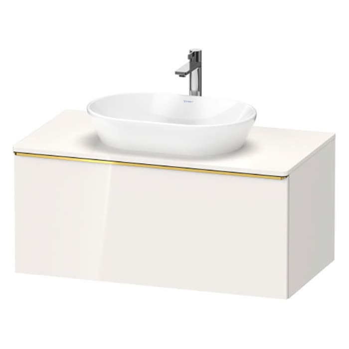 Duravit D-Neo Konsolenwaschtischunterbau 100 x 45,9 cm, 1 Auszug, Griff gold poliert