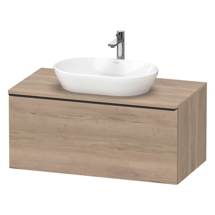 Duravit D-Neo Konsolenwaschtischunterbau 100 x 45,9 cm, 1 Auszug, Griff diamantschwarz
