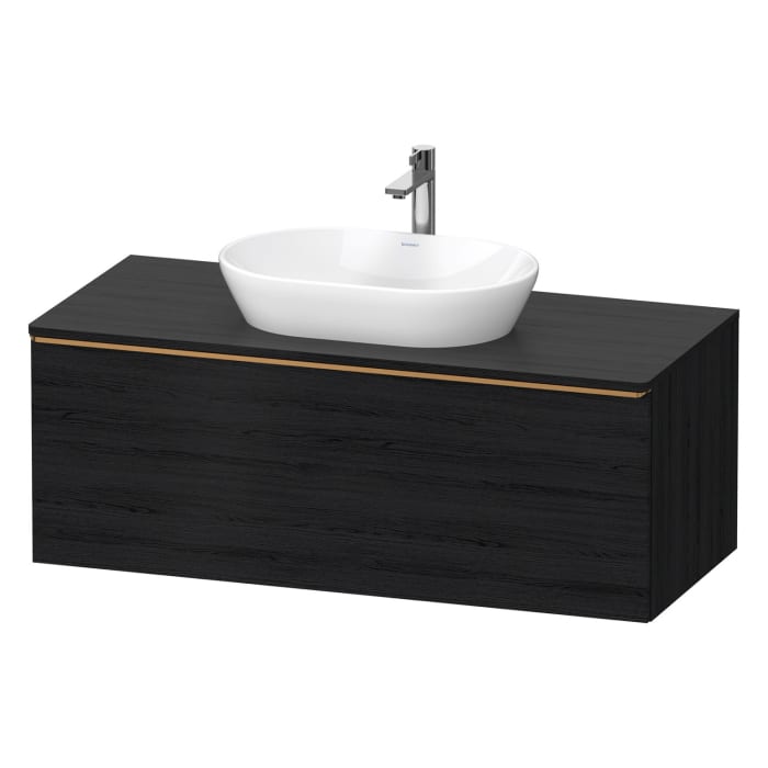 Duravit D-Neo Konsolenwaschtischunterbau 120 x 45,9 cm, 1 Auszug, Griff bronze gebürstet