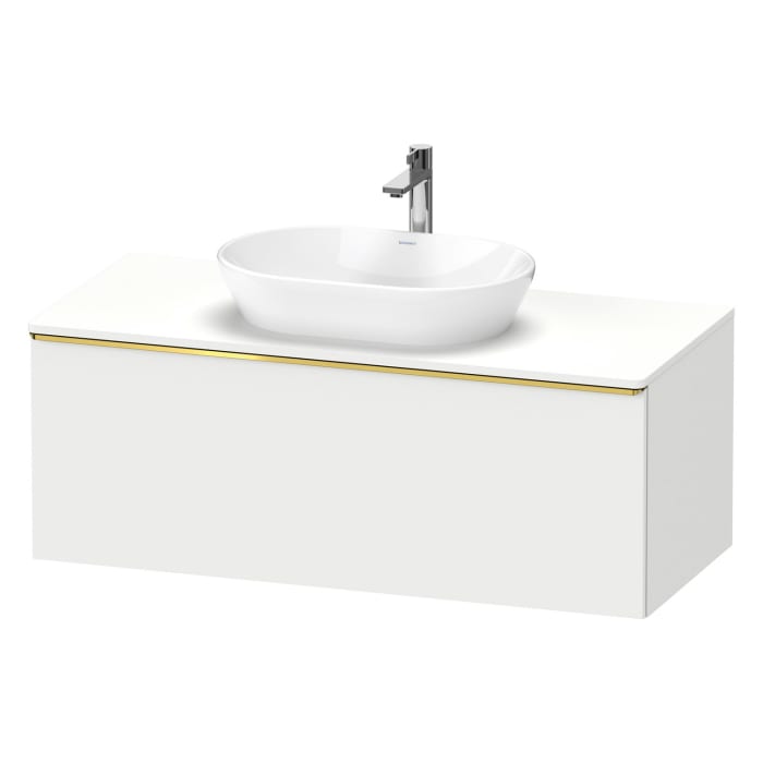 Duravit D-Neo Konsolenwaschtischunterbau 120 x 45,9 cm, 1 Auszug, Griff gold poliert