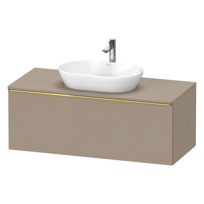 Duravit D-Neo Konsolenwaschtischunterbau 120 x 45,9 cm, 1 Auszug, Griff gold poliert