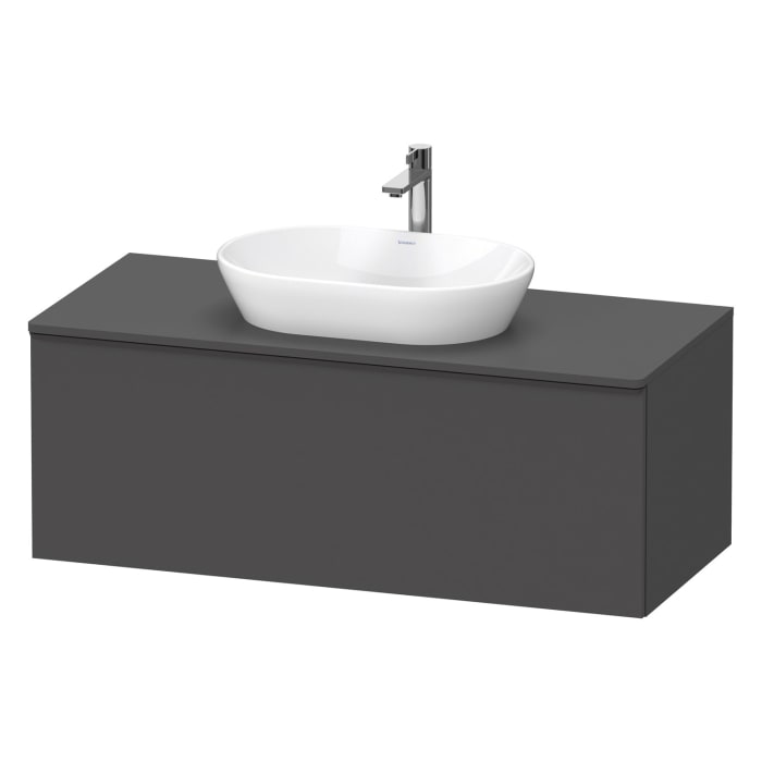 Duravit D-Neo Konsolenwaschtischunterbau 120 x 45,9 cm, 1 Auszug, Griff diamantschwarz