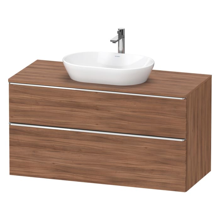 Duravit D-Neo Konsolenwaschtischunterbau 120 x 66,4 cm, 2 Auszüge, Griff chrom