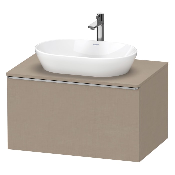 Duravit D-Neo Konsolenwaschtischunterbau 80 x 45,9 cm, 1 Auszug, Griff edelstahl gebürstet