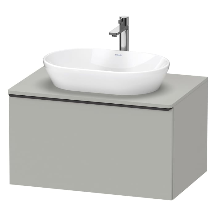 Duravit D-Neo Konsolenwaschtischunterbau 80 x 45,9 cm, 1 Auszug, Griff diamantschwarz