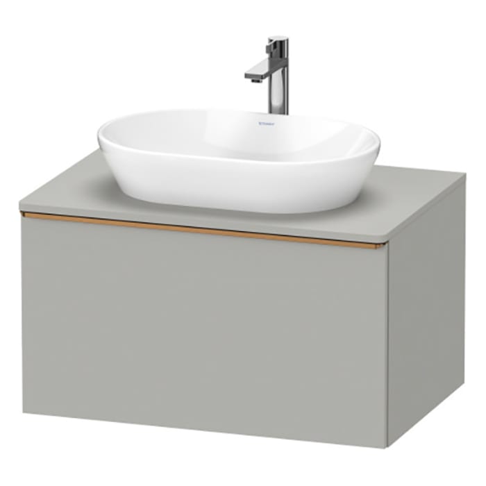 Duravit D-Neo Konsolenwaschtischunterbau 80 x 45,9 cm, 1 Auszug, Griff diamantschwarz
