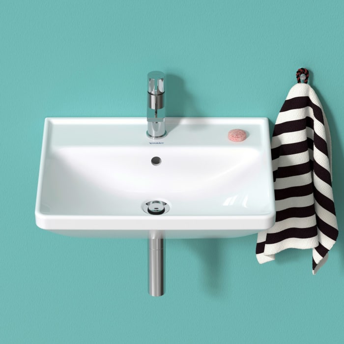 Duravit D-Neo Waschtisch 60 cm, mit 1 Hahnloch und Überlauf